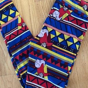 LuLaRoe OS Disney Captain Hook Leggings